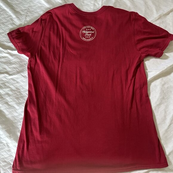 Men’s Large Red Funny Dog Tshirt - Picture 2 of 2